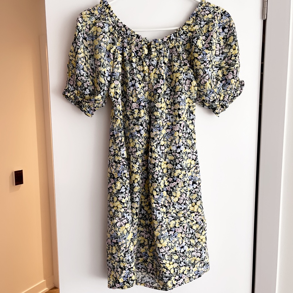 Dynamite Floral Off Shoulder Dress